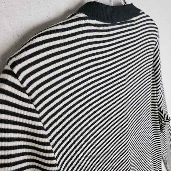 NWOT J.Crew Vintage Rib Knit Lady Jacket in Stripe sz L Nautical Preppy Classic - Picture 14 of 16